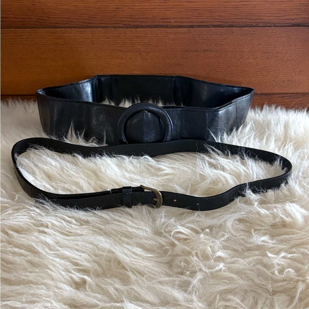 Set/2 - Black Women's Belts